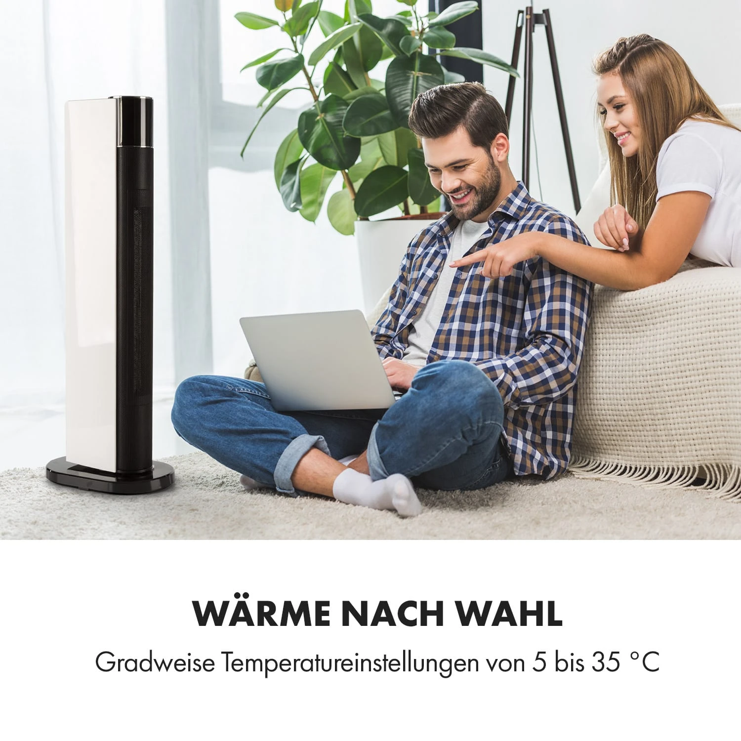 Hightower Heat Deluxe Heizlüfter Ventilator 2200W Thermostat 35°C Hightower Heat Deluxe Heizlüfter Ventilator 2200W Thermostat 35°C -Klarstein Verkaufs 10032777 de 0002 logo