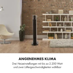 Hightower Heat Deluxe Heizlüfter Ventilator 2200W Thermostat 35°C 3 Hightower Heat Deluxe Heizlüfter Ventilator 2200W Thermostat 35°C -Klarstein Verkaufs 10032777 de 0004 logo