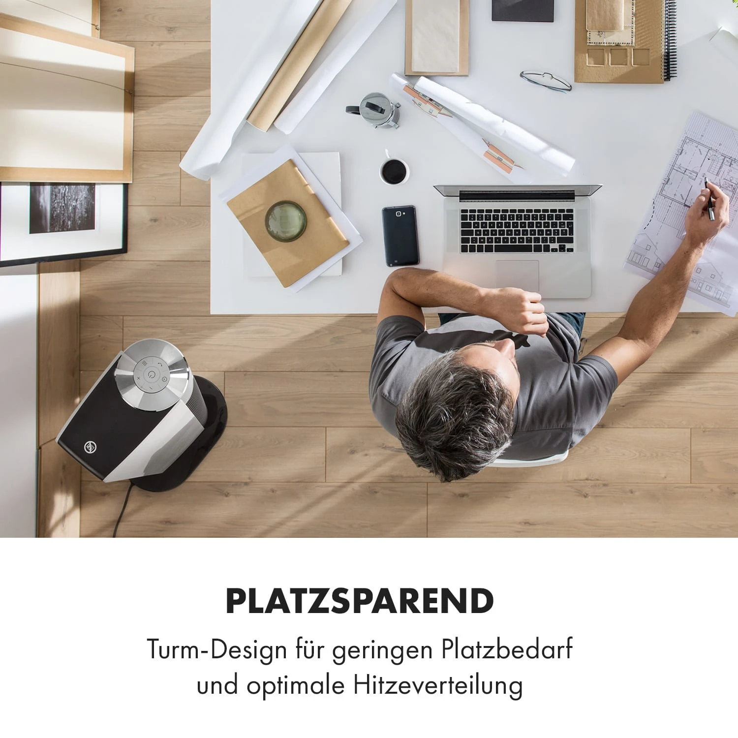 Hightower Heat Deluxe Heizlüfter Ventilator 2200W Thermostat 35°C Hightower Heat Deluxe Heizlüfter Ventilator 2200W Thermostat 35°C -Klarstein Verkaufs 10032777 de 0006 logo