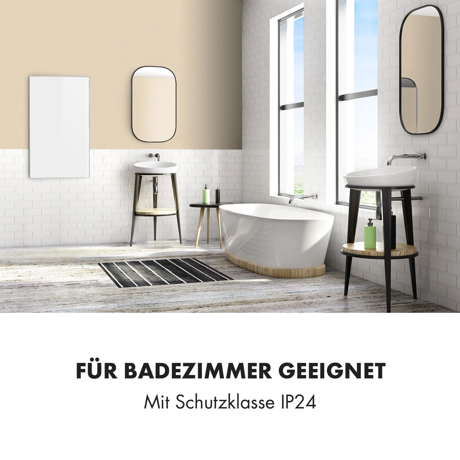 Wonderwall Smart Infrarotheizung 60x100cm App 600W Wochentimer IP24 Wonderwall Smart Infrarotheizung 60x100cm App 600W Wochentimer IP24 -Klarstein Verkaufs 10032782 de 0006 logo