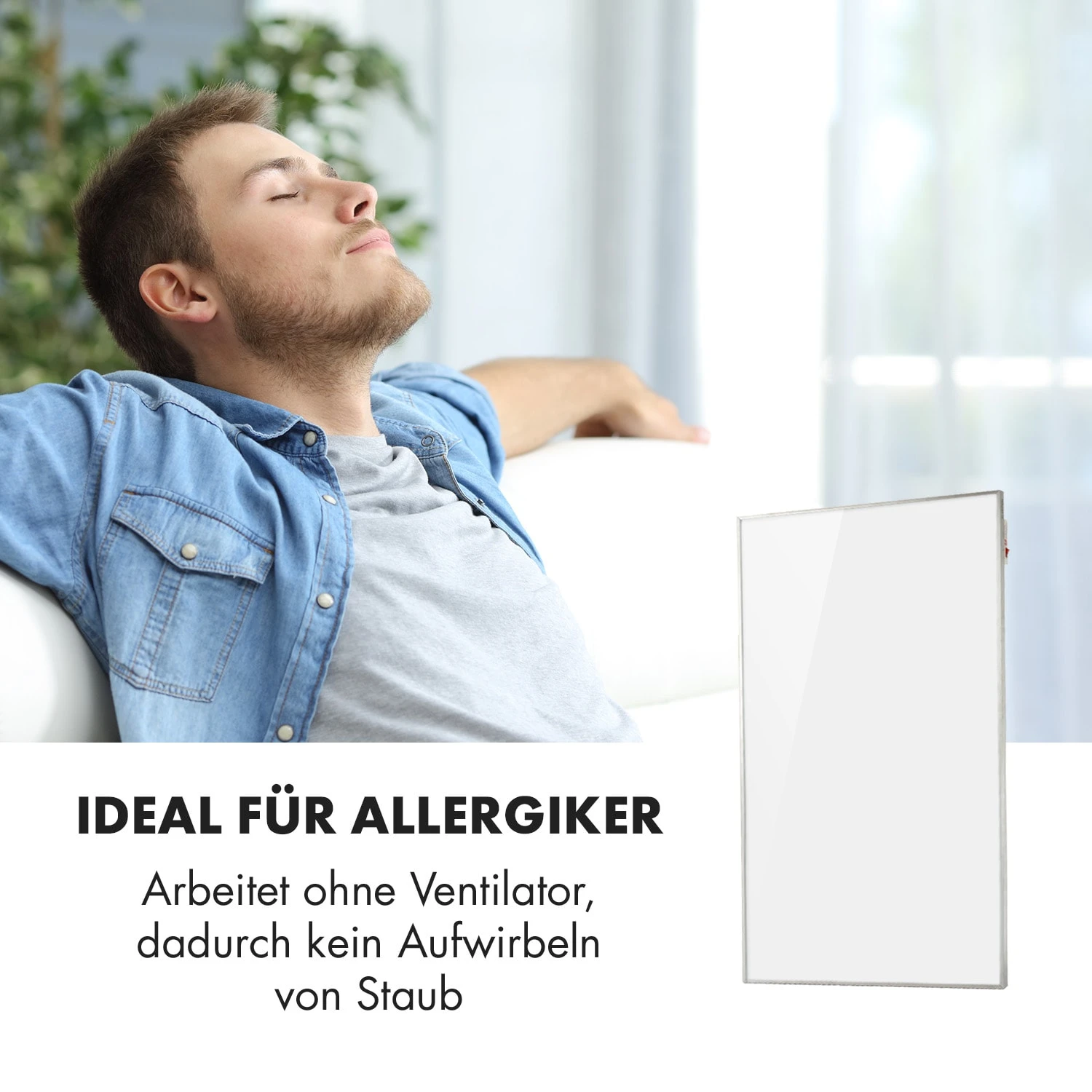 Wonderwall Smart Infrarotheizung 60x100cm App 600W Wochentimer IP24 Wonderwall Smart Infrarotheizung 60x100cm App 600W Wochentimer IP24 -Klarstein Verkaufs 10032782 de 0007 logo