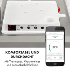 Wonderwall Smart Infrarotheizung 60x100cm App 600W Wochentimer IP24 7 Wonderwall Smart Infrarotheizung 60x100cm App 600W Wochentimer IP24 -Klarstein Verkaufs 10032782 de 0008 logo