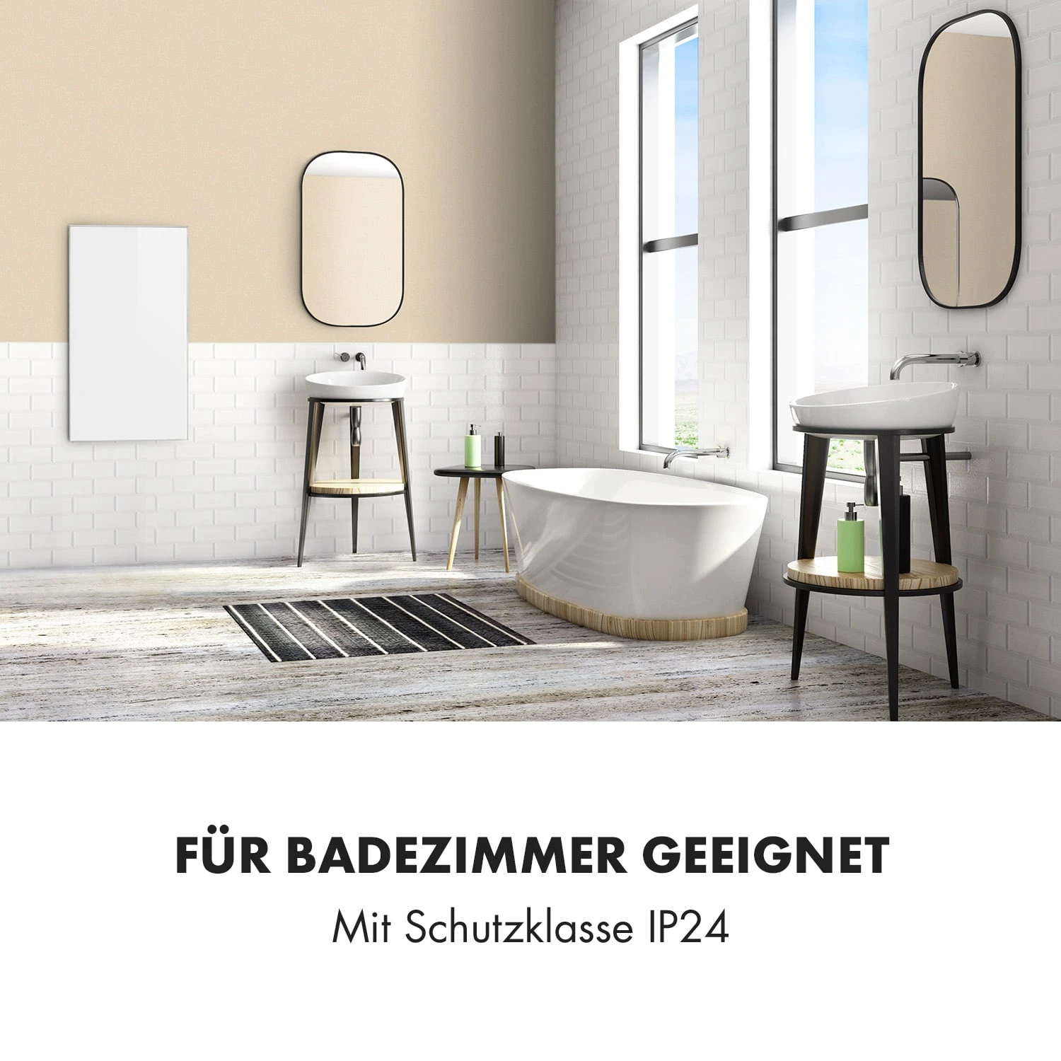 Wonderwall Smart Infrarotheizung 50x90cm App 450W Wochentimer IP24 Wonderwall Smart Infrarotheizung 50x90cm App 450W Wochentimer IP24 -Klarstein Verkaufs 10032783 de 0006 logo