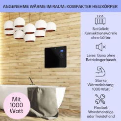 Norderney Konvektions-Heizgerät Thermostat Timer 1000W 20m² 1 Norderney Konvektions-Heizgerät Thermostat Timer 1000W 20m² -Klarstein Verkaufs 10032787 de 0002 usp