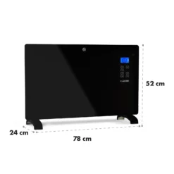 Norderney Konvektions-Heizgerät Thermostat Timer 2000W 30m² Schwarz -Klarstein Verkaufs 10032789 yy 0008 logo