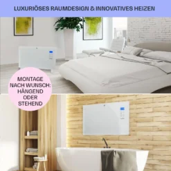 Norderney Konvektions-Heizgerät Thermostat Timer 2000W 30m² Weiß -Klarstein Verkaufs 10032790 de 0007 usp