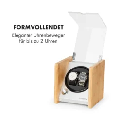 Hanoi 2 Uhrenbeweger, 2 Uhren, 3 Geschwindigkeiten, 4 Modi, Bambus -Klarstein Verkaufs 10032797 de 0003 logo