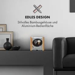 Hanoi 2 Uhrenbeweger, 2 Uhren, 3 Geschwindigkeiten, 4 Modi, Bambus -Klarstein Verkaufs 10032797 de 0005 logo