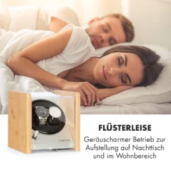 Hanoi 2 Uhrenbeweger, 2 Uhren, 3 Geschwindigkeiten, 4 Modi, Bambus -Klarstein Verkaufs 10032797 de 0006 logo