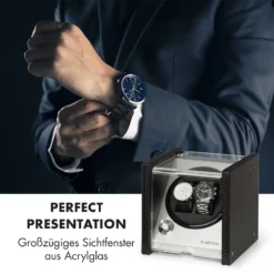 Tokyo 2 Uhrenbeweger, 2 Uhren, 3 Geschwindigkeiten, 4 Modi, Schwarz 1 Tokyo 2 Uhrenbeweger, 2 Uhren, 3 Geschwindigkeiten, 4 Modi, Schwarz -Klarstein Verkaufs 10032799 de 0002 logo