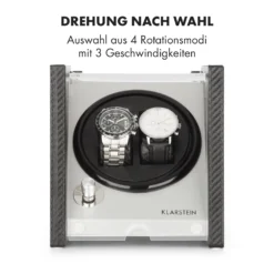 Tokyo 2 Uhrenbeweger, 2 Uhren, 3 Geschwindigkeiten, 4 Modi, Schwarz 3 Tokyo 2 Uhrenbeweger, 2 Uhren, 3 Geschwindigkeiten, 4 Modi, Schwarz -Klarstein Verkaufs 10032799 de 0004 logo