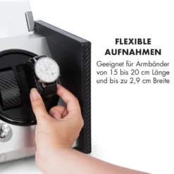 Tokyo 2 Uhrenbeweger, 2 Uhren, 3 Geschwindigkeiten, 4 Modi, Schwarz 6 Tokyo 2 Uhrenbeweger, 2 Uhren, 3 Geschwindigkeiten, 4 Modi, Schwarz -Klarstein Verkaufs 10032799 de 0007 logo