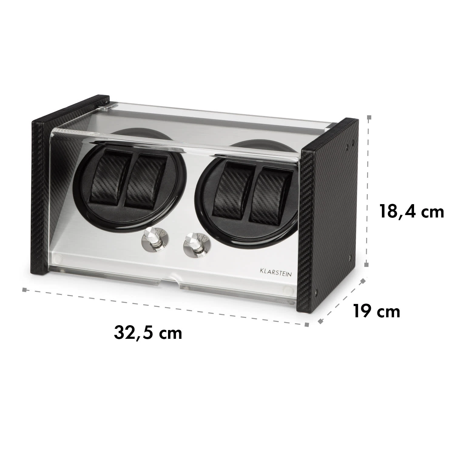 Tokyo 4 Uhrenbeweger, 4 Uhren, 3 Geschwindigkeiten, 4 Modi, schwarz Tokyo 4 Uhrenbeweger, 4 Uhren, 3 Geschwindigkeiten, 4 Modi, Schwarz -Klarstein Verkaufs 10032800 yy 0008 logo