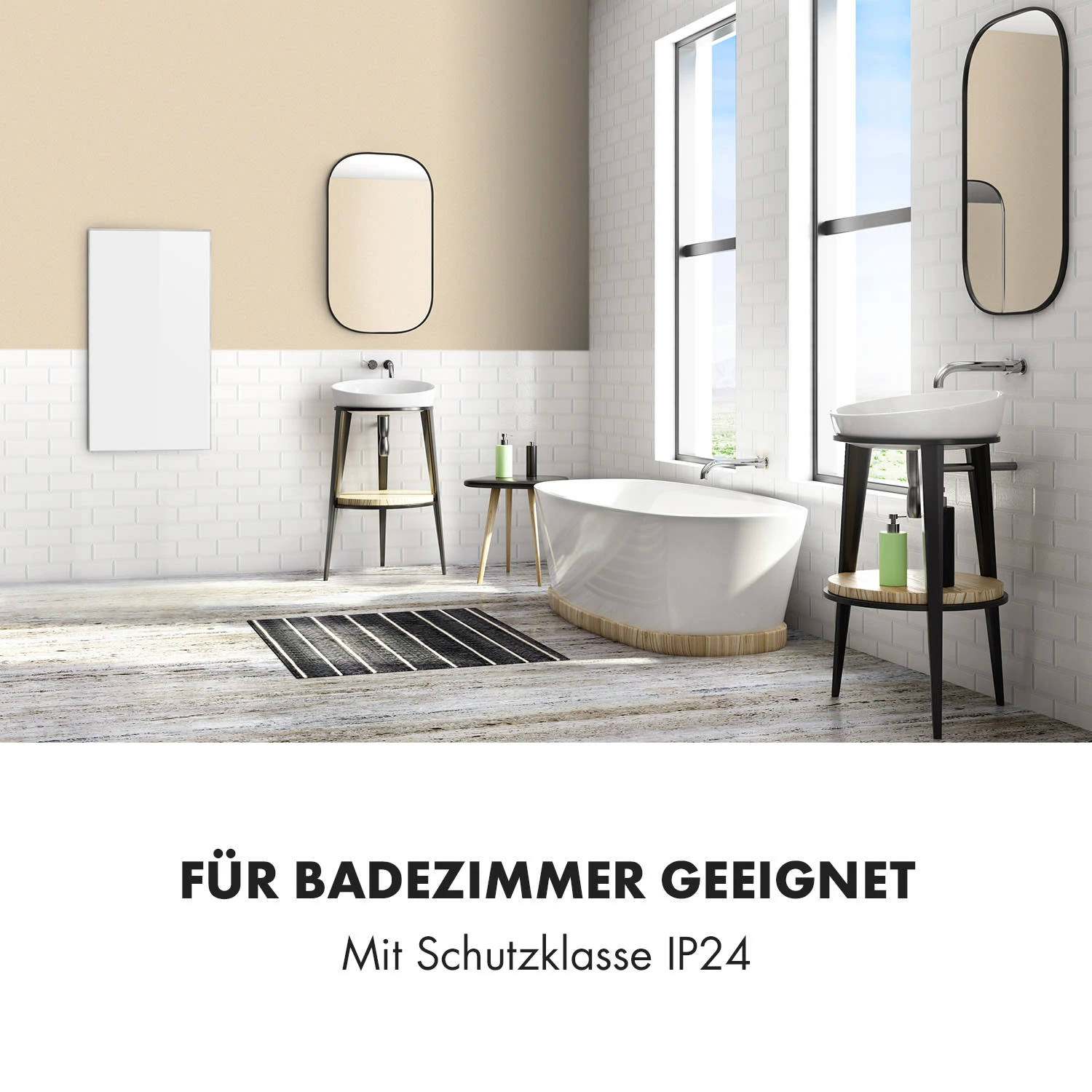 Wonderwall 45 Infrarot-Heizung 50x90cm 450W Wochentimer IP24 Wonderwall 45 Infrarot-Heizung 50x90cm 450W Wochentimer IP24 -Klarstein Verkaufs 10032811 de 0004 logo