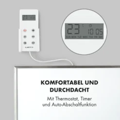 Wonderwall 45 Infrarot-Heizung 50x90cm 450W Wochentimer IP24 5 Wonderwall 45 Infrarot-Heizung 50x90cm 450W Wochentimer IP24 -Klarstein Verkaufs 10032811 de 0006 logo