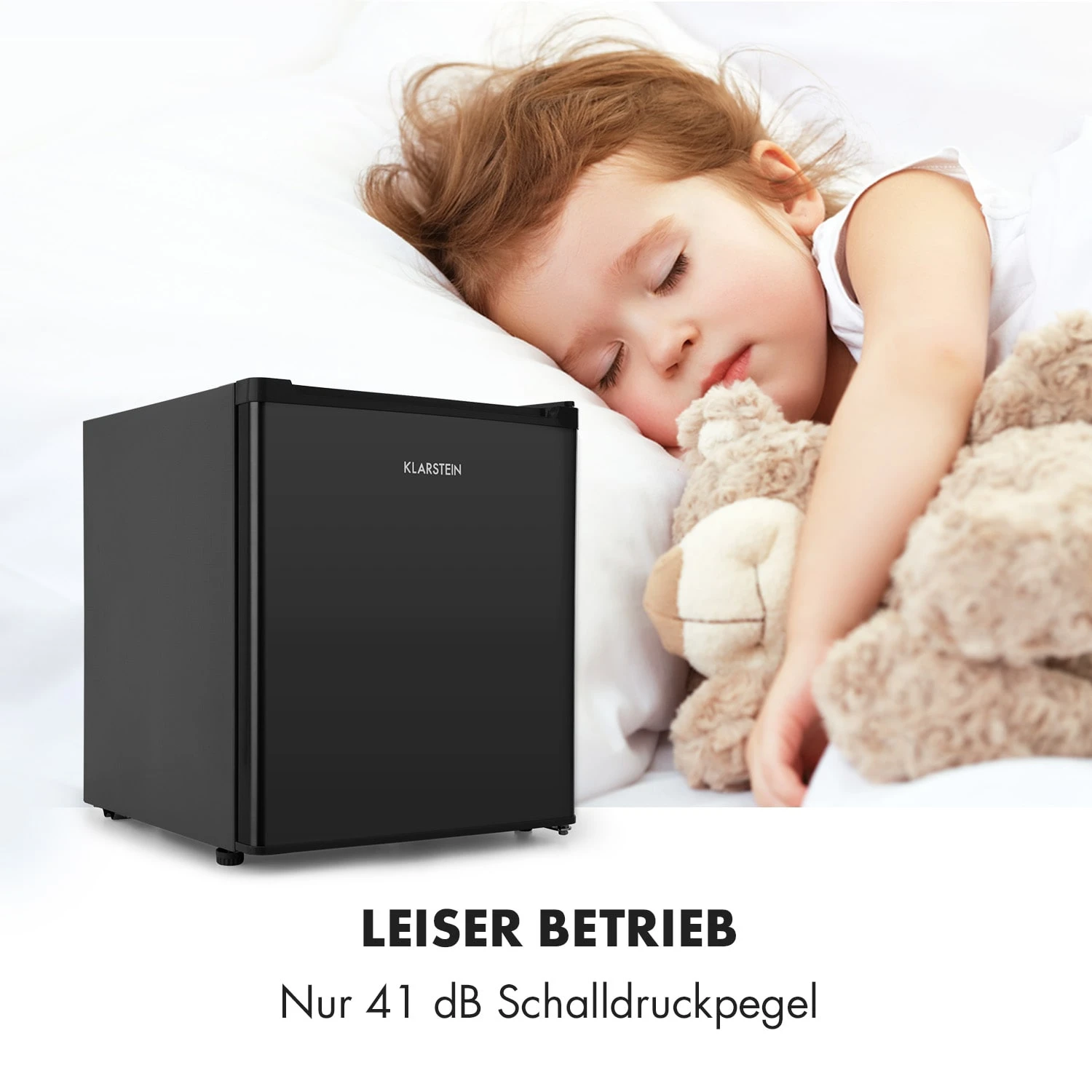 Snoopy Eco Mini-Kühlschrank mit Gefrierfach 41 Liter 39dB Snoopy Eco Mini-Kühlschrank Mit Gefrierfach 41 Liter 39dB -Klarstein Verkaufs 10032856 de 0008 logo