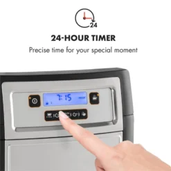 Aromatica II Duo Kaffeemaschine, Integriertes Mahlwerk, 1,25 L Silber 4 Aromatica II Duo Kaffeemaschine, Integriertes Mahlwerk, 1,25 L Silber -Klarstein Verkaufs 10032865 yy 0005 logo Klarstein Aromatica II Duo Kaffeemaschine schwarz