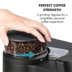 Aromatica II Duo Kaffeemaschine, Integriertes Mahlwerk, 1,25 L, Rot 5 Aromatica II Duo Kaffeemaschine, Integriertes Mahlwerk, 1,25 L, Rot -Klarstein Verkaufs 10032866 yy 0006 logo Klarstein Aromatica II Duo Kaffeemaschine rot