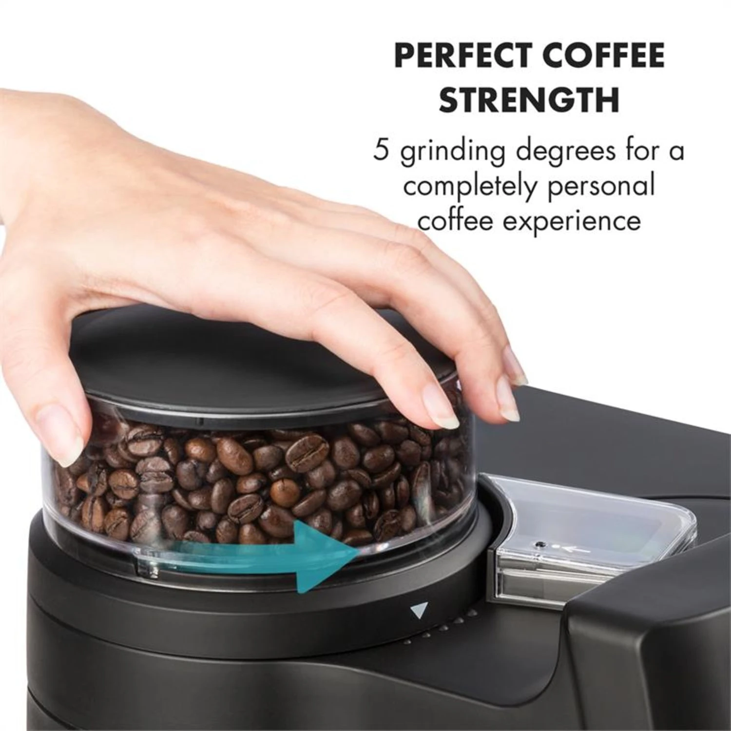 Aromatica II Duo Kaffeemaschine, integriertes Mahlwerk, 1,25 l, rot Aromatica II Duo Kaffeemaschine, Integriertes Mahlwerk, 1,25 L, Rot -Klarstein Verkaufs 10032866 yy 0006 logo Klarstein Aromatica II Duo Kaffeemaschine rot