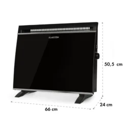 Gotland Glaskonvektor 600, 900 Und 1500W Standgerät Schwarz 6 Gotland Glaskonvektor 600, 900 Und 1500W Standgerät Schwarz -Klarstein Verkaufs 10032867 yy 0008 logo Klarstein Gotland Glaskonvektor schwarz