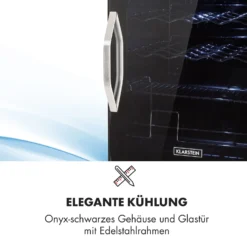 Beersafe XL Onyx Kühlschrank 60 Liter 4 Böden Panoramaglastür -Klarstein Verkaufs 10032871 de 0007 logo