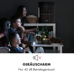 Beersafe XL Onyx Kühlschrank 60 Liter 4 Böden Panoramaglastür -Klarstein Verkaufs 10032871 de 0008 logo