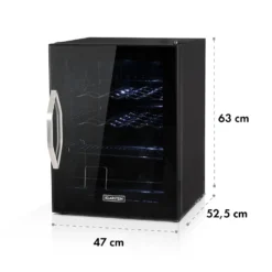 Beersafe XL Onyx Kühlschrank 60 Liter 4 Böden Panoramaglastür -Klarstein Verkaufs 10032871 de 0009 logo