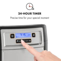 Aromatica II Thermo Kaffeemaschine, Mahlwerk, 1,25 L, Silber -Klarstein Verkaufs 10032875 yy 0005 logo Klarstein Aromatica II Thermo Kaffeemaschine silber