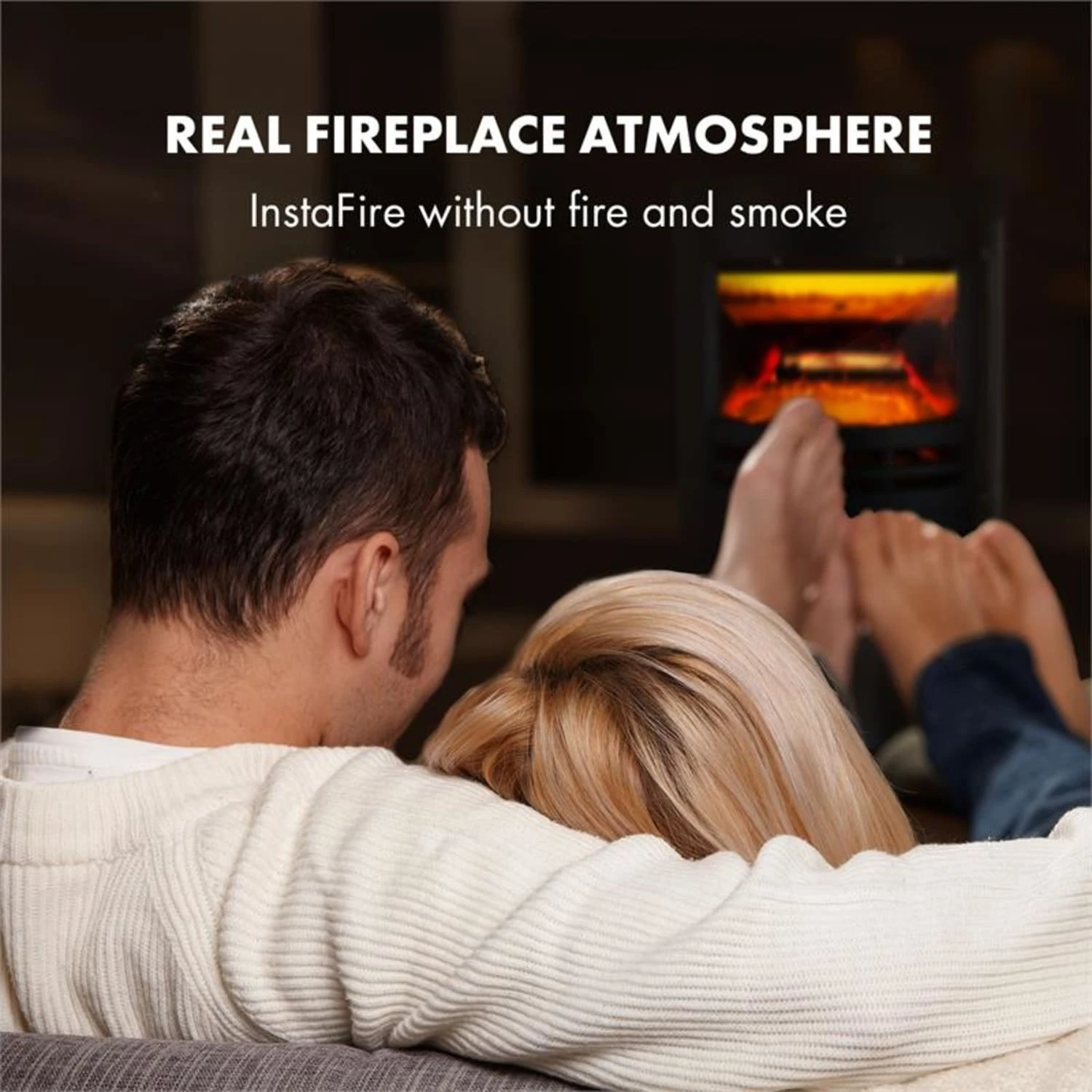 Brixen Elektrischer Kamin 900/1800W InstaFire Thermostat schwarz Brixen Elektrischer Kamin 900/1800W InstaFire Thermostat Schwarz -Klarstein Verkaufs