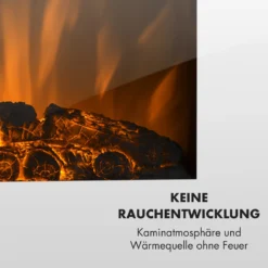 Lausanne Vertical Elektrischer Kamin 1000 Oder 2000W Feuerillusion -Klarstein Verkaufs 10032892 de 0005 logo