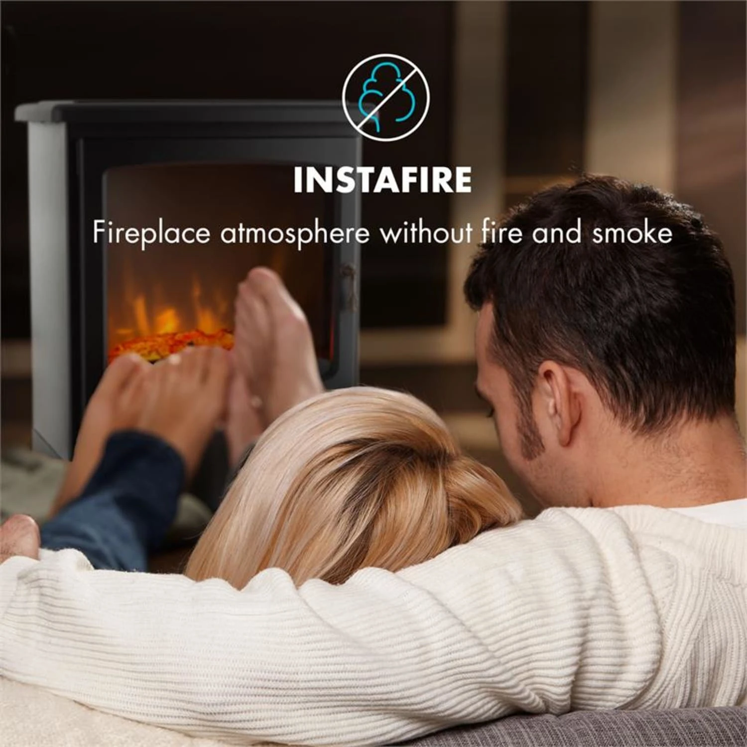 Meran Elektrischer Kamin 950/1850W 2-stufige Heizung Gusseisen-Stil Meran Elektrischer Kamin 950/1850W 2-stufige Heizung Gusseisen-Stil -Klarstein Verkaufs 10032893 yy 0003 logo Klarstein Meran Elektrischer Kamin schwarz