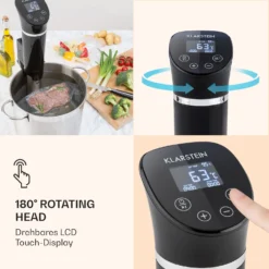 Quickstick Flex 1300W 3D Circulating 0-95 °C IPX7 Timer Schwarz -Klarstein Verkaufs 10032905 de 0004 logo