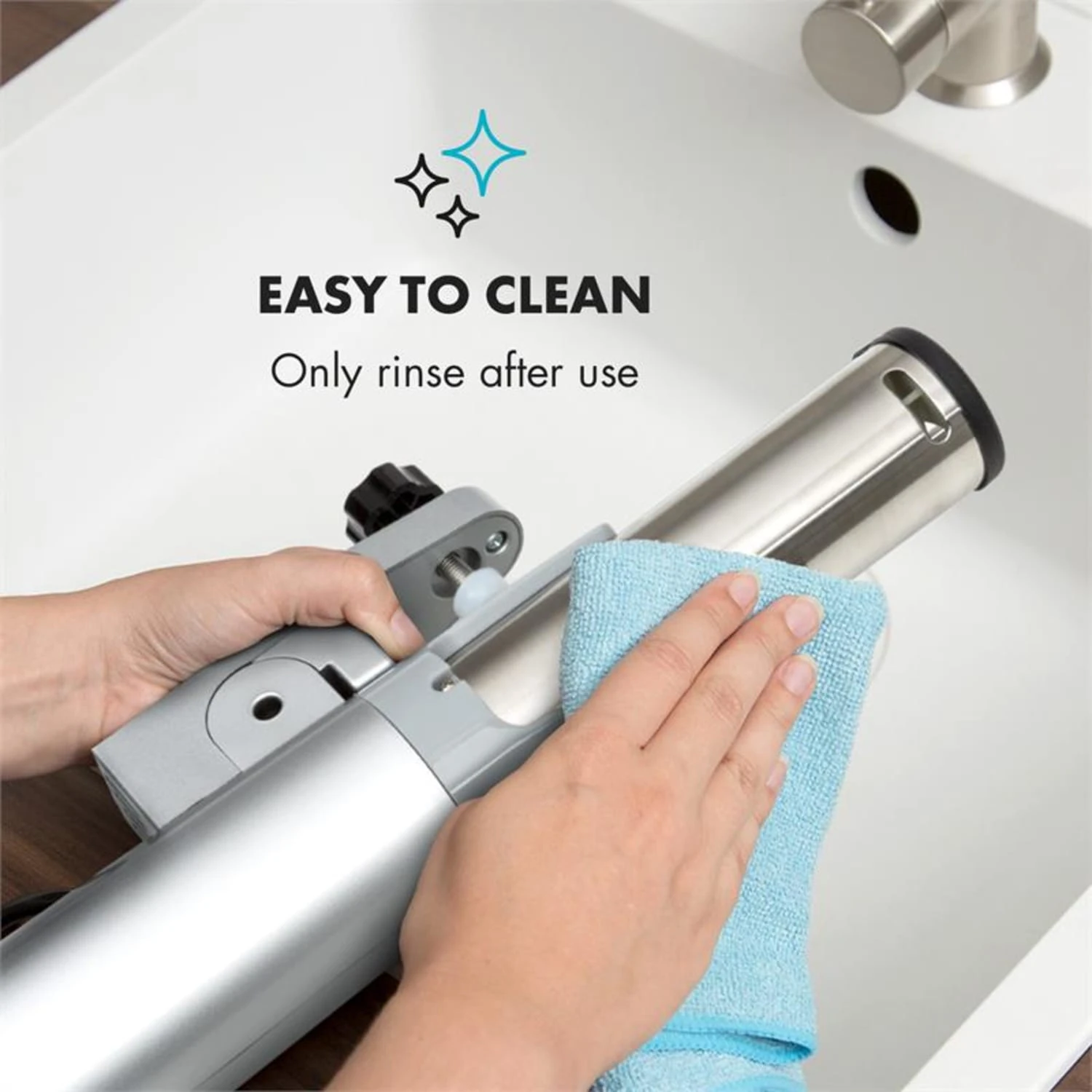 Quickstick Flex 1300W 3D Circulating 0-95 °C IPX7 Timer silber Quickstick Flex 1300W 3D Circulating 0-95 °C IPX7 Timer Silber -Klarstein Verkaufs