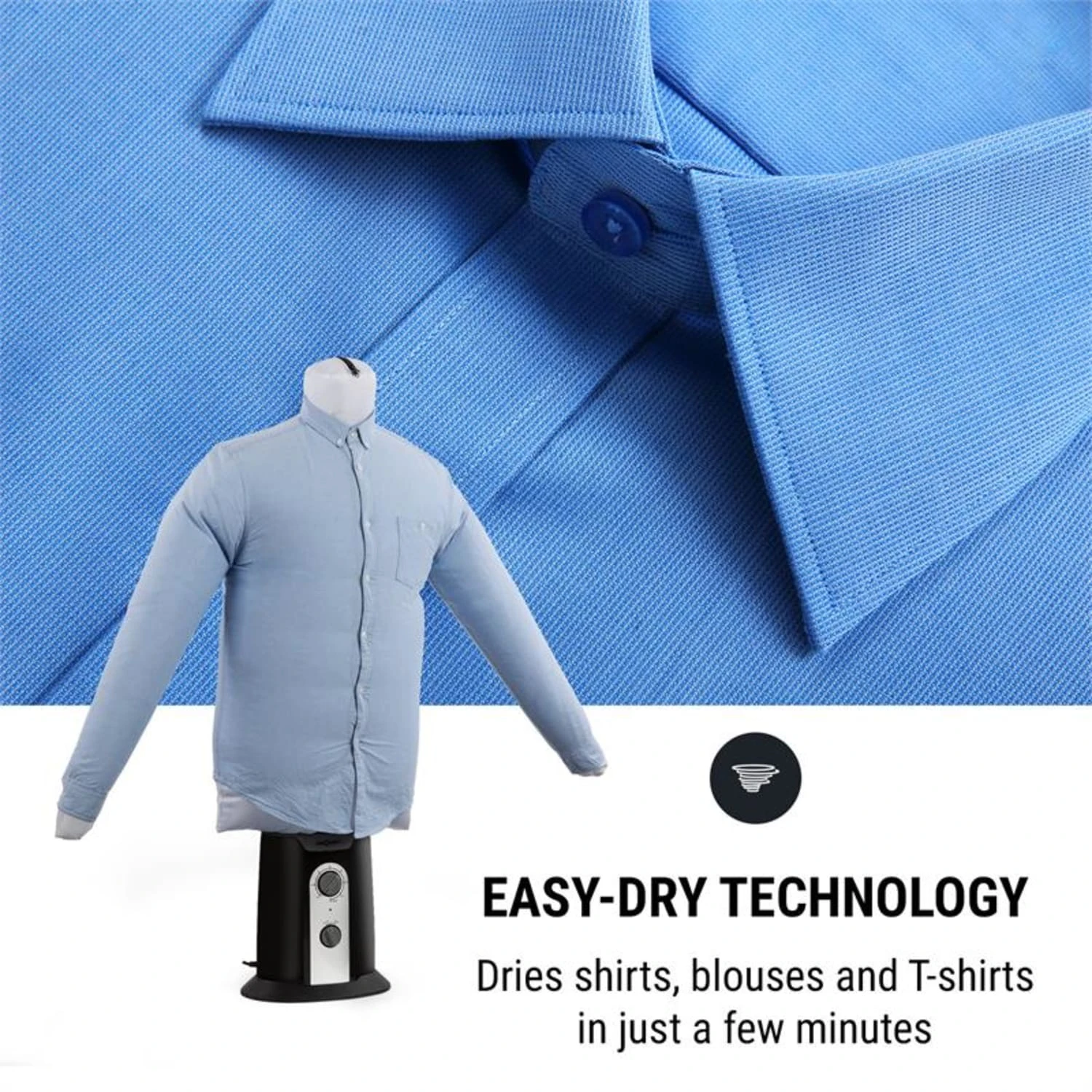 ShirtButler automatischer Shirt-Trockner, 850 W, 2in1, bis 65 °C ShirtButler Automatischer Shirt-Trockner, 850 W, 2in1, Bis 65 °C -Klarstein Verkaufs 10032909 yy 0004 logo oneConcept ShirtButler Shirt Trockner automatisch reedit