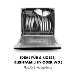 Amazonia 8 Neo Tischgeschirrspüler 8 Programme LED-Display 3 Amazonia 8 Neo Tischgeschirrspüler 8 Programme LED-Display -Klarstein Verkaufs 10032913 de 0004 logo