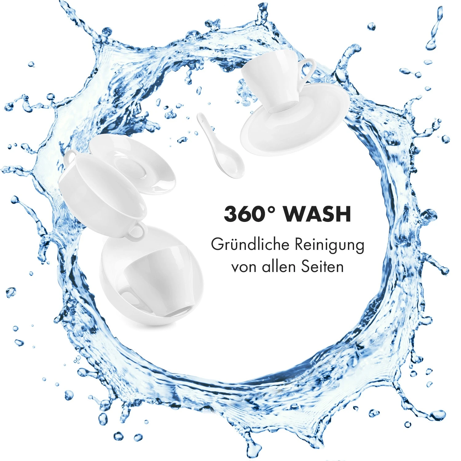 Amazonia 8 Neo Tischgeschirrspüler 8 Programme LED-Display Amazonia 8 Neo Tischgeschirrspüler 8 Programme LED-Display -Klarstein Verkaufs 10032913 de 0007 logo