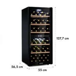 Barossa 102 Duo Weinkühlschrank 102 Fl 226 Ltr 2 Zonen Touch-Steuerung -Klarstein Verkaufs 10032921 yy 0009 logo
