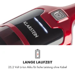 TurboHybrid Staubsauger Boden- Und Handstaubsauger Metallic-rot -Klarstein Verkaufs 10032944 de 0005 logo
