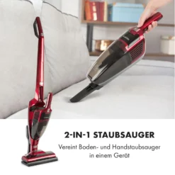 TurboHybrid Staubsauger Boden- Und Handstaubsauger Metallic-rot -Klarstein Verkaufs 10032944 de 0007 logo
