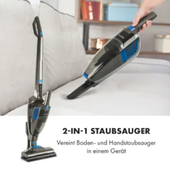 TurboHybrid Staubsauger Boden- Und Handstaubsauger Anthrazit/blau -Klarstein Verkaufs 10032945 de 0007 logo