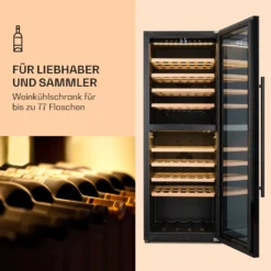 Barossa 77 Duo Weinkühlschrank 2 Zonen 191 L 77 Fl. Touch LED Schwarz 2 Barossa 77 Duo Weinkühlschrank 2 Zonen 191 L 77 Fl. Touch LED Schwarz -Klarstein Verkaufs 10032963 de 0003 logo