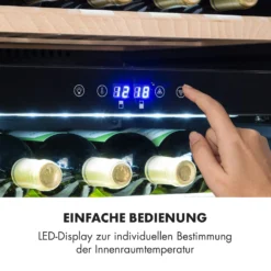 Vinsider 41 Built-in Duo Onyx Einbau-Weinkühlschrank 41 Fl 2 Zonen -Klarstein Verkaufs 10032966 de 0003 logo