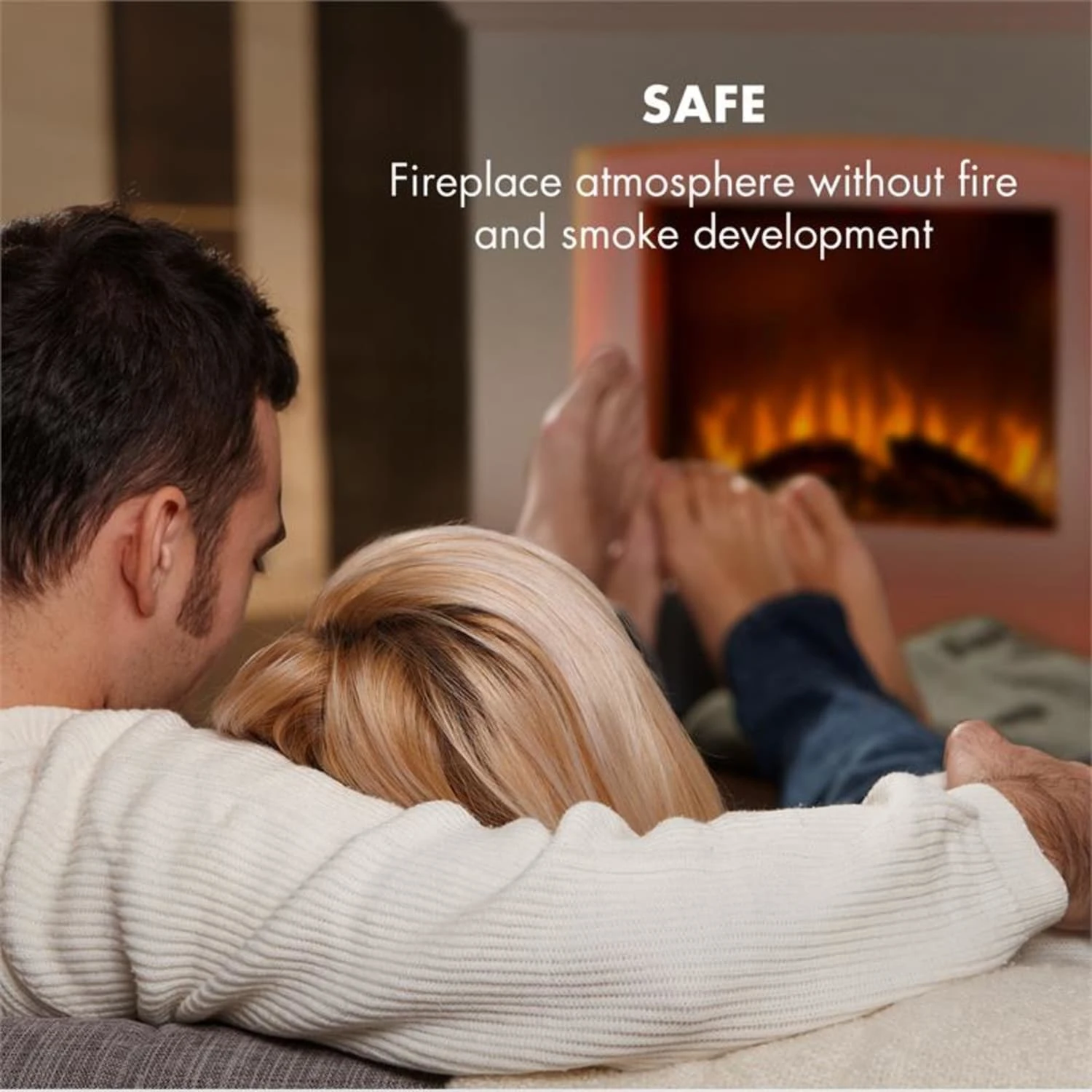 Aosta Light & Fire Elektrischer Kamin 1000/2000W Fernbedienung Aosta Light & Fire Elektrischer Kamin 1000/2000W Fernbedienung -Klarstein Verkaufs 10033000 yy 0002 logo Klarstein Aosta Light Fire Elektrischer Kamin