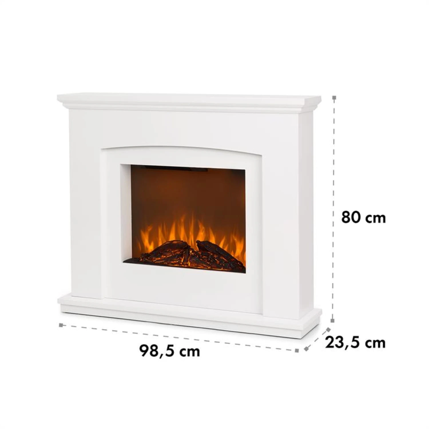 Aosta Light & Fire Elektrischer Kamin 1000/2000W Fernbedienung Aosta Light & Fire Elektrischer Kamin 1000/2000W Fernbedienung -Klarstein Verkaufs 10033000 yy 0009 logo Klarstein Aosta Light Fire Elektrischer Kamin