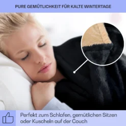 Dr. Watson SuperSoft Heizdecke 120 W 180 X 130 Cm Teddy-Plüsch -Klarstein Verkaufs 10033006 de 0004 usp