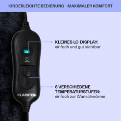 Dr. Watson SuperSoft Heizdecke 120 W 180 X 130 Cm Teddy-Plüsch -Klarstein Verkaufs 10033006 de 0006 usp