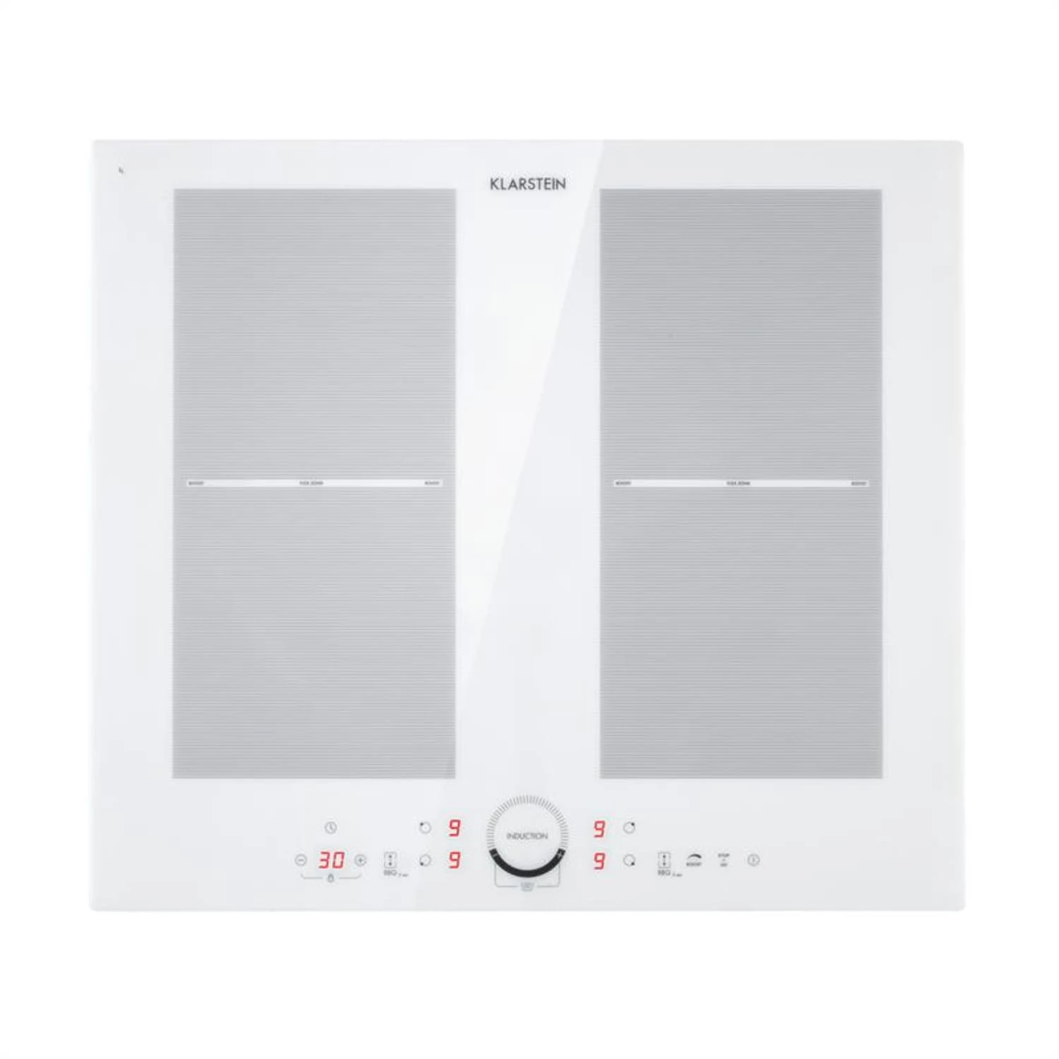 Delicatessa 60 Induktionskochfeld 4 Zonen 7000W Timer weiß Delicatessa 60 Induktionskochfeld 4 Zonen 7000W Timer Weiß -Klarstein Verkaufs 10033027 yy 0001 titel Klarstein Delicatessa 60 Induktionskochfeld weiss