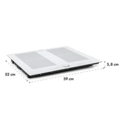 Delicatessa 60 Induktionskochfeld 4 Zonen 7000W Timer Weiß 10 Delicatessa 60 Induktionskochfeld 4 Zonen 7000W Timer Weiß -Klarstein Verkaufs 10033027 yy 0011 logo Klarstein Delicatessa 60 Induktionskochfeld weiss