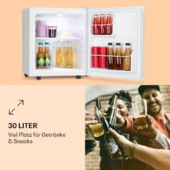 Silent Cool Kühlschrank Mini-Bar 30 Liter Volumen Arctic-Fox Cooling -Klarstein Verkaufs 10033056 de 0004 logo