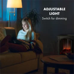 Graz Elektrischer Kamin 1000/2000W Thermostat PanoramaView 6 Graz Elektrischer Kamin 1000/2000W Thermostat PanoramaView -Klarstein Verkaufs 10033094 yy 0007 logo Electric Fireplace Black YH20